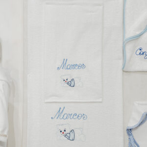 Set toalla oso niño