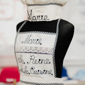 Gorros beige cocinero de mujer