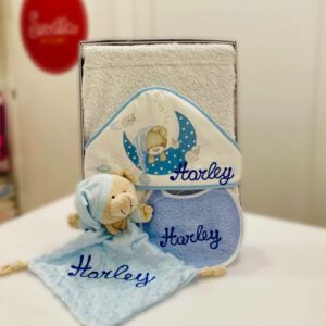 Set toalla capucha y Dudu