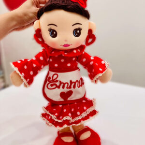 Muñeca flamenca de trapo